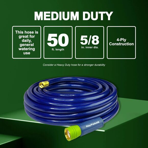 Ray Padula Medium Duty 5/8 in. x 50 ft. Garden Hose - SEE PHOTOS - Picture 2 of 5
